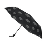 Hex Black & Grey Anti-UV Automatic Umbrella (Outside Printing)