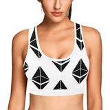 Ethereums Women's All Over Print Sports Bra