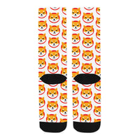 Shiba Inu Sublimated Crew Socks (3 Packs)