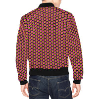 Hex Small Black Men's All Over Print Casual Jacket