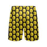 IM 3D BLK Men's Mid-Length Beach Shorts