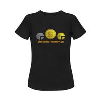 InternetMoney Blk Classic Women's T-shirt