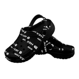 HEXdotcom Combo White Custom Print Adults Clogs