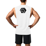 HexDotCom Black Men's Open Sides Workout Tank Top