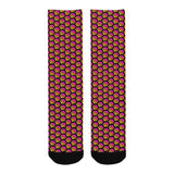 Hex Small Black Men's Custom Socks