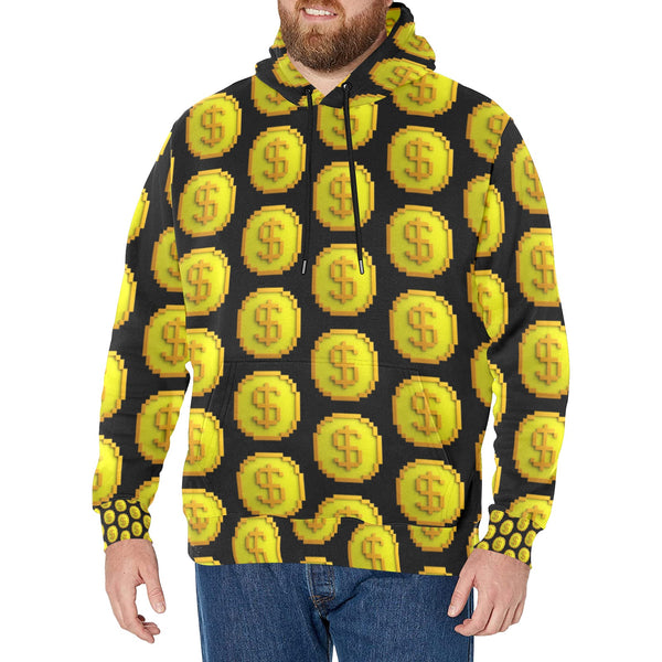 IM 3D BLK New Men's All-Over Print Hoodie