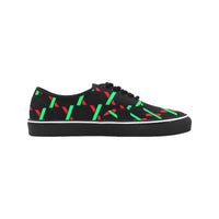 PulseX Black Women's Classic Canvas Low Top Shoe