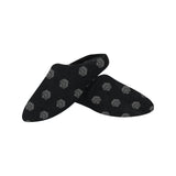 Hex Black & Grey Men's Non-Slip Cotton Slippers