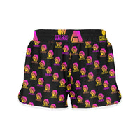 Hex Color Dot Com Black Women's Sports Shorts