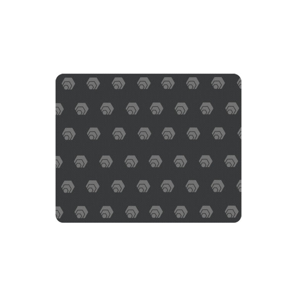Hex Black & Grey Rectangle Mousepad
