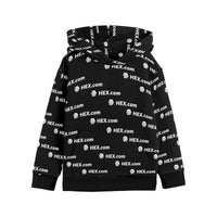 HEXdotcom Combo White Big Boys' Long Sleeve Hoodie