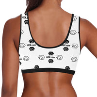 Hex Dot Com Women's All Over Print Sports Bra