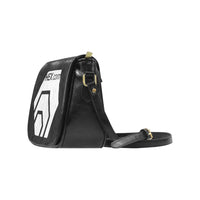 HexDotCom White1 Classic Saddle Bag