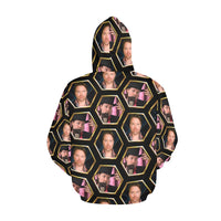 Richard Heart Faces Women's All Over Print Hoodie