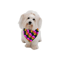 Hex Black Pet Dog Bandana (Large Size)