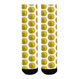 IM 3D WHT Men's Custom Socks