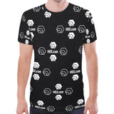 Hex Dot Com White Men's All Over Print Mesh T-shirt