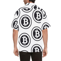 Bitcoin Men's All Over Print Hawaiian Shirt