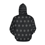 Hex Black & Grey Men's All Over Print Hoodie