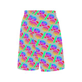 Hex PulseX Pulse Grey All Over Print Basketball Shorts With Pockets