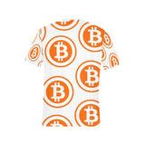 Bitcoin Orange Men's All Over Print T-shirt