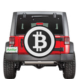 Bitcoin Logo Spare Tire Cover (Small)(15")