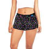 RH HPX White Women's All Over Print Casual Shorts