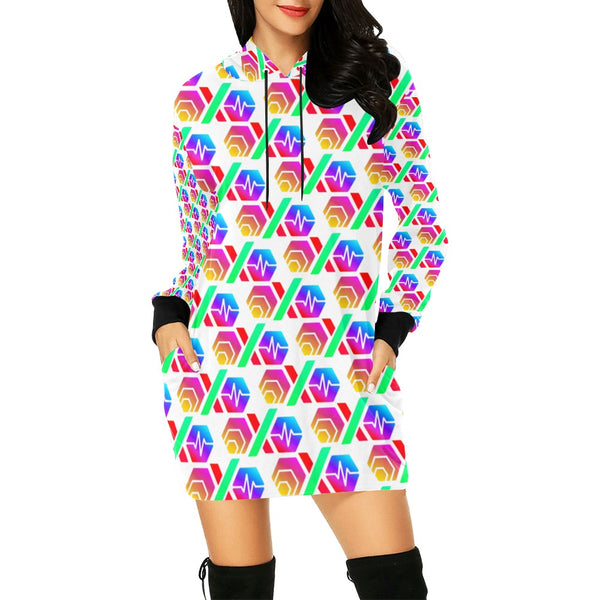 Hex PulseX Pulse Special Edition Women's All Over Print Hoodie Mini Dress