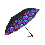 Pulse Black Anti-UV Automatic Umbrella (Underside Printing)