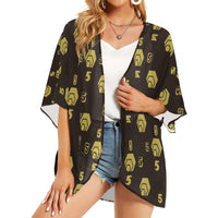 5555 Women's Kimono Chiffon Cover Up