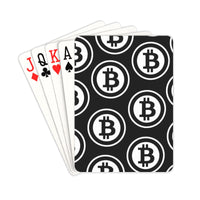 Bitcoin Black Custom Poker Card 2.5"x3.5"