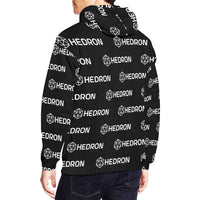 Hedron Combo White Men's All Over Print Hoodie