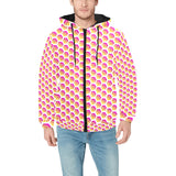 Hex Small Men's Hooded Bomber Jacket