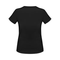 Bitcoin Black & Orange Women's Gildan T-shirt