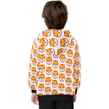 Shiba Inu Big Boys' Long Sleeve Hoodie