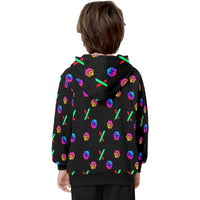 HPX Black Small Big Boys' Long Sleeve Hoodie