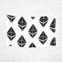 Ethereums Wall Tapestry 90"x 60" - Crypto Wearz