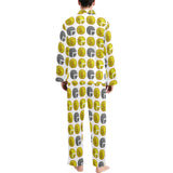 IM ALL 3 WHT Men's Long Pajama Set