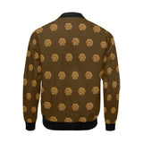 Hex Brown & Tan Men's All Over Print Casual Jacket