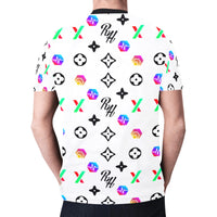 RH HPX Color Black Men's All Over Print Mesh T-shirt