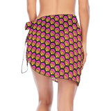 Hex Small Black Women's Beach Sarong Wrap