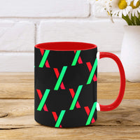 PulseX Black Ceramic Mug With Inner Color (11oz)