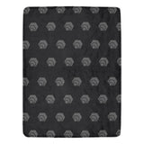 Hex Black & Grey Ultra-Soft Micro Fleece Blanket 60"x80" (Thick)