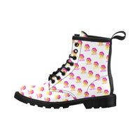 Hex Color Dot Com Women's PU Leather Martens Boots