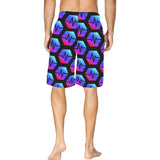 Pulse Black All Over Print Basketball Shorts With Pockets