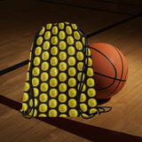 IM 3D BLK Drawstring Bags