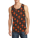 5555 Orange Men's All Over Print Tank Top