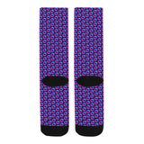 Pulses Small Black Sublimated Crew Socks (3 Packs)