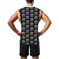 Future 3d BLK Men's Open Sides Workout Tank Top