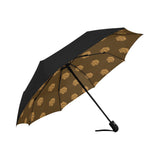 Hex Brown & Tan Anti-UV Automatic Umbrella (Underside Printing)